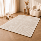Broyari foam speelmat baby 120 × 180 cm van EVA-foam in beige