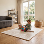 Speelmat Baby – Foam Puzzelmat 120×180 cm – Beige – Broyari