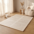 Speelmat Baby – Foam Puzzelmat 120×180 cm – Beige – Broyari