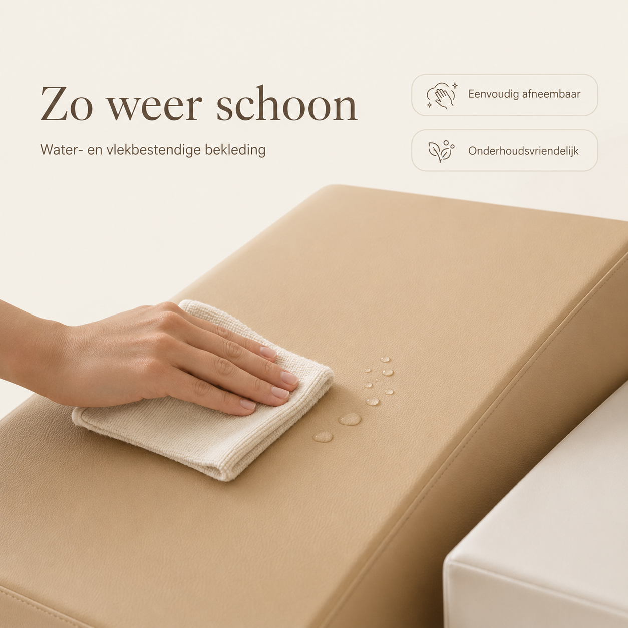 Foamblokken Speelset – Montessori Klimset Beige | Broyari