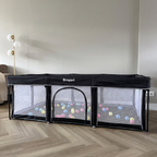 Grondbox Baby Zwart – Inklapbaar – Inclusief mat & Speelballen - Broyari