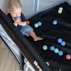 Grondbox Baby Zwart – Inklapbaar – Inclusief mat & Speelballen - Broyari