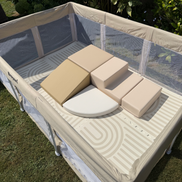 Foamblokken Speelset – Montessori Klimset Beige | Broyari